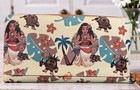 Dooney Bourke Disney Princess Moana Tropical Large Zip Clutch Wallet Wristlet