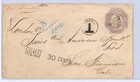 El Salvador Underpaid Cover 30c Due Usa San Francisco Taxe 1894 Panama Wg97
