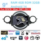 For Apple Carplay Stereo Radio Gps Wifi Player Fit For Bmw Mini Cooper 2007-2013