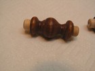 Antique Lot Of 4 Turned Wood Spindles Salvaged  1 1 2    1 4  Pegs 2    Total
