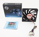 3pk  Evercool 80mmx10 4pin 2x Ball Bearing 12v Cpu case Cooler Fan Ec8010hh12bp