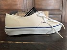 Vtg Vans Era Deadstock 1990s 90s White Canvas Shoes Women 6 5 Made Usa Read