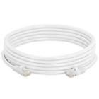 15ft Cat5e Ethernet Patch Cord White Cat 5e Internet Cable Rj45 Lan Router Cord