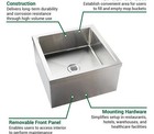 Krowne Ms-1818 18    Stainless Mop Sink   nib  