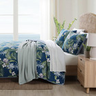Tommy Bahama - King Quilt Set  Reversible Cotton Bedding With Matching Shams  Me