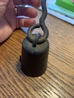 Antique Vintage Cast Iron Platform Scale Hanging Balance Beam Weight 1 Lb 