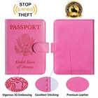 Pascacoo Passport Holder Cover Wallet Rfid Blocking Leather Card Case Travel