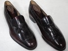 Vtg Johnston Murphy Aristocraft Shoes 10 5eee Burgundy Tassel Wingtips Goodyear