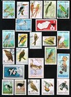 163 Diff Birds On Used Stamps --- 18 Countries   
