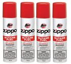 4 Can Zippo Refined Butane Lighter Gas Fuel Refill 75 Ml Cartridge Made In Usa