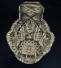 Beautiful And Perfect American Brilliant Glass Tab Handle Ice Bucket
