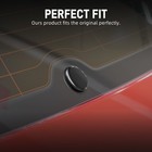 Bevinsee Billet Aluminum Rear Windshield Wiper Plate Plug Cap Universal Black