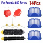 14 Pcs For Irobot Roomba 600 Series 675 690 670 Replacement Parts Filter Brush