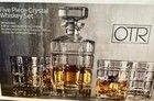 Home Essentials   Beyond 5-piece Crystal Whiskey Decanter   Tumblers Gift Set
