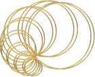 Metal Floral Hoop  2 4 6 8 10 12 14 16 18 20 Inches Gold Wreath Rings For Craft