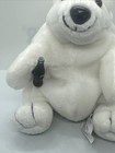 Vtg Coca Cola Bean Bag Plush Polar Bear Red Hair Bow Collectible 1997 Christmas