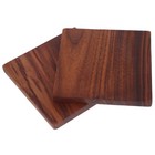  2 Pcs Solid Wood Board Diy Boards Walnut Plywood Blanks Painting Panels