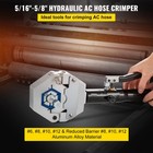Hydraulic Hose Crimper 5 16 -5 8  A c Hose Crimping Tool 7 Pairs Of Dies