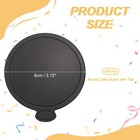 300pcs Cake Board With Tab 3 Inch Round Cake Cardboard Black