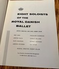 Vintage 1957 Eight Soloists The Royal Danish Ballet  Tour Program Rare Vg  