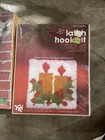 2 Vintage Christmas Latch Hook Kits Sealed Yarn Kit Inc    M m Stocking Kit