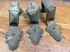 3 Antique Copper Gutter Downspout Support Brackets Architectural Hardware