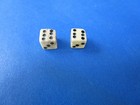 Antique Civil War Era Handmade Miniature Bone Gaming Dice