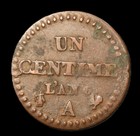 Coin France First Republic 1 Centime 1798 A Lan 6 Km646 Paris Mint 8c