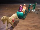 Barclay Winter Christmas Scene Lead Figures Sled Rider Skier Skater Horse Sleigh