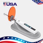 Dental Light Cure Composite Resin Etching Adhesive Kit  Led Curing Light Lamp Us