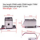 4pcs Dc 12v Electric Lock Iron Security Assembly Solenoid Door Cabinet Drawer Us