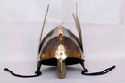 Medieval Wing  Helmet With Eye Mask- Norman Nasal King Helm Viking Armor Replica