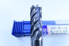 New 1 2  Garr Vrx  6 Flute  030  Radius 60124 Solid Carbide Cutting End Mill