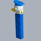 Vintage Donald Duck Pez Austria Patent 2 620 061 No Die Cut Yellow Sleeve