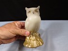 Fenton Hand Painted Glass Owl Figurine