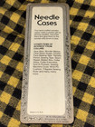 2 Vintage Wooden Sewing Needle Cases Nip W h  Collins Paintable Made In Usa