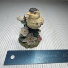 American Goldfinch Bird Figurine On Branch