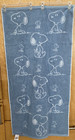 Peanuts Snoopy Woodstock Beach   Bath Towel 24  X 48  Cotton Two Tone Blue Grey