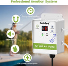 Briidea Hx-212 Livewell Aerator Pump 12 Volt Dual Outlet For Bait Bucket Boat