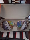 Grateful Dead Lightening Bolt Aviator Sunglasses  New  No Tags  Never Worn 