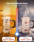 Vevor French Press Coffee Maker 34 Oz Borosilicate Glass Coffee Tea Press Copper