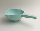 Tupperware Small Strainer Colander With Handle  1200 Retro Turquoise 1 Quart Nos