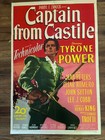 Captain From Castile Tyrone Power Orig 1947 One Sheet Plus Lobby Card