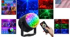 Rechargeable Led Party Disco Ball - Sound Activated With Remote Control Features