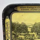 Kuntz   s Cafe Restaurant Antique Serving Tray Dayton Ohio Advertising Sandwiches