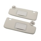 Sun Visor For Chevrolet Spark Sonic 2011-2022 Gray Left Right With Mirror 2pcs