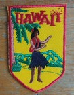 Vintage Hula Dancer Hawaii Hawaiian Travel Souvenir Collectors Sew On Patch