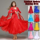 Ballroom Waltz Modern Dance Dress Tulle National Standard Stage Costumes Women