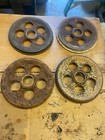 Vintage Industrial Steampunk Metal Gear Pulley Lamp Base Project Steam Punk