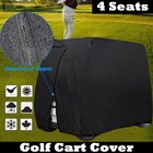 Heavy Duty Golf Cart Cover Tarp 4 Passengers Waterproof For Ezgo Club Car Yamaha